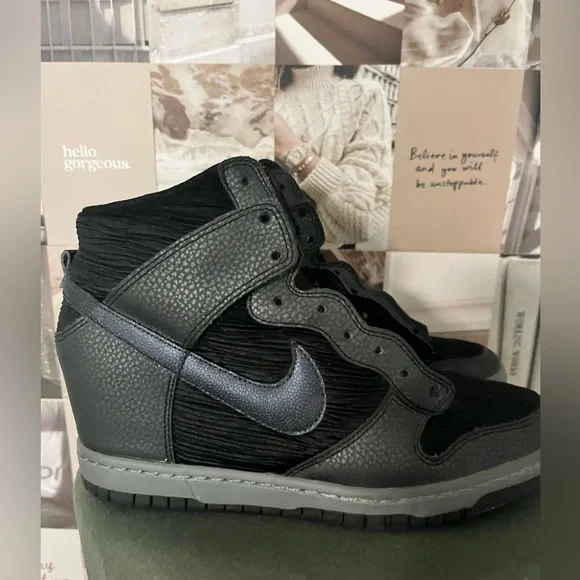 Black Nike Healed Sneakers - Picture 2 of 8